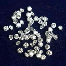 1 CT Natural White Diamonds - 30Pcs Round Cut VVS1 D Grade Certified B55