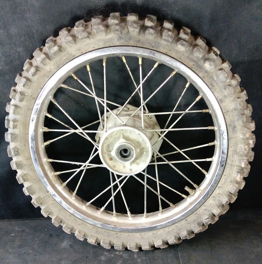 2003 (88-03) KAWASAKI KX60 KX 60 14” FRONT WHEEL TIRE RIM HUB