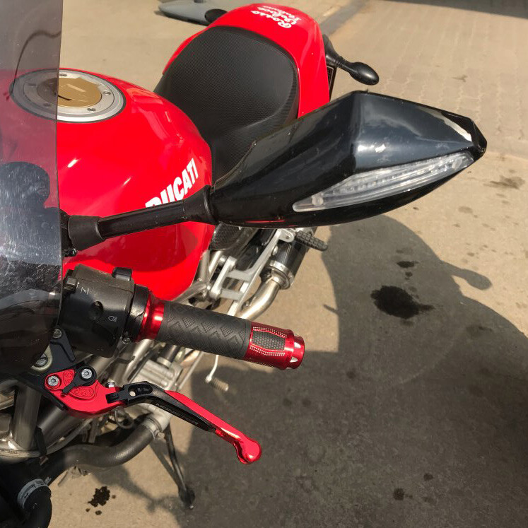 【希少】(台風特価)Ducati S2R S4R 用センターパイプ Motorcycle LED Turn Signal Rearview Side Mirrors For Ducati