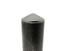 1" Weld On Tube End Cap Roll Cage Bumpers Tree Kickers 1/8" Spike -10 Pack