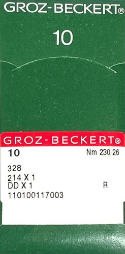 GROZ-BEC 328 214X1 DDX1 S=140/22TO250/27 DURKOPP ADLER105 INDUS SEW MACHN NEEDLE - Picture 7 of 8