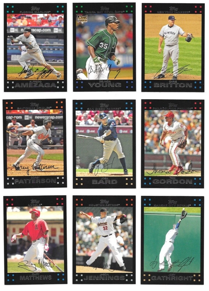 2007 Topps Baseball Trading Cards / You Choose #s 1 - 250 / mb55 - Image 3 of 4