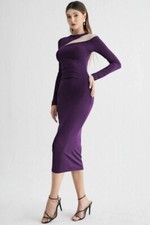 Woman’s Mesh Insert Bodycon Dress Sz XXL