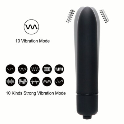 10 Speed Bullet Vibrator Clit Stimulation G-spot Dildo Adult Sex Toys For  Women
