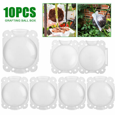 10Pcs 5CM Plant Root Growing Box Reusable Air Layering Pods for Fast Propagation