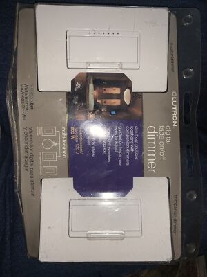 Lutron MAW603RH-WH Electronics Maestro 3-Way Duo Dimmer White