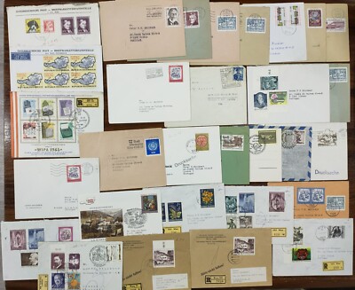 AUSTRIA. LOTE DE 30 SOBRES O TARJETAS.