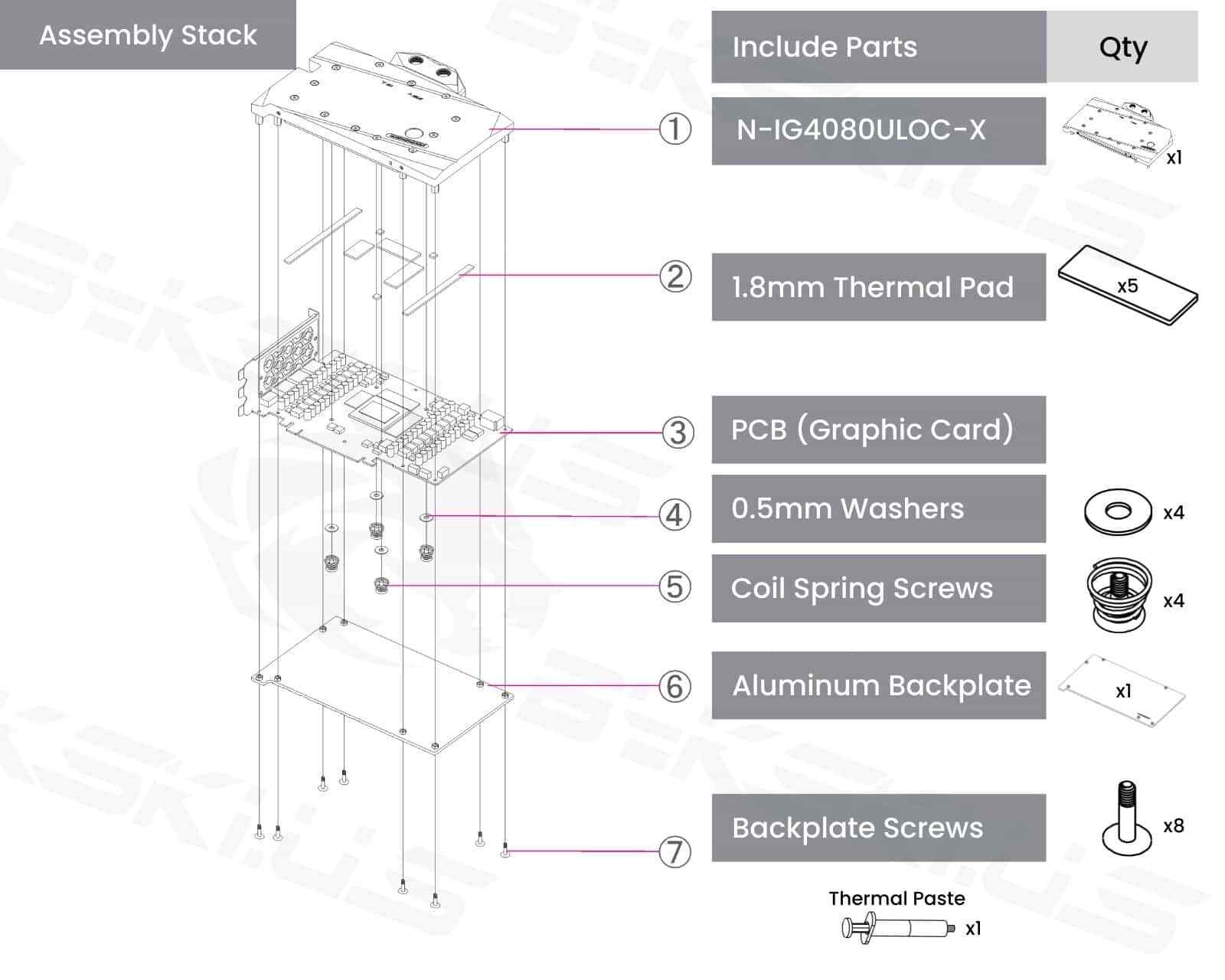 Bykski Full Coverage GPU Water Block and Backplate for Colorful iGame RTX 408...