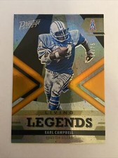 2022 Prestige Living Legends Xtra Points Orange #14 Earl Campbell SP/75 Houston