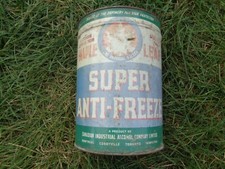 HOJA DE ARCE SUPER ANTICONGELANTE LATA DE 1 GALÓN VACÍA - ORIGINAL VINTAGE