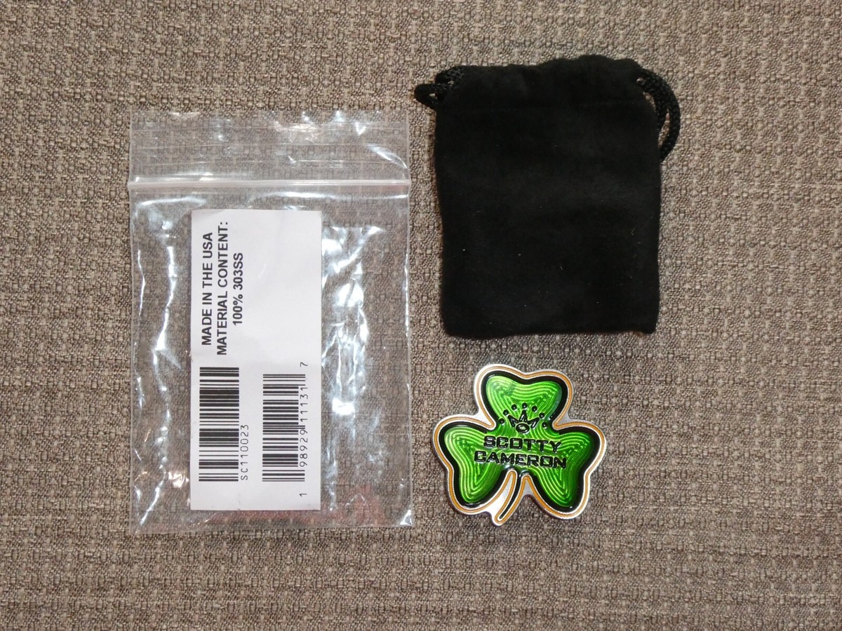 2025 Scotty Cameron St Patricks Day Clover Leaf Coin Ball Marker