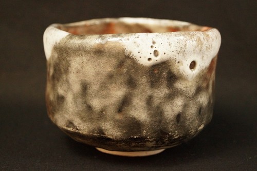 Handgetöpferte Japanische Teeschale Chawan Raku Keramik Japan tea bowl 4930 - Picture 2 of 11
