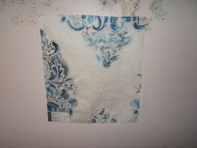 Lee Jofa Groundworks, Holi Embroidered Floral, 16'' W X 18'' L, Color Blues