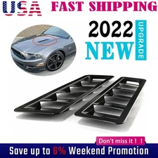 Universal Car Hood Vent Louver Scoop Cover Air Flow Intake For Ford Honda ∫