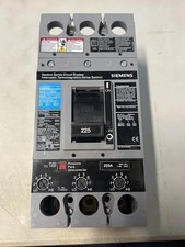 Siemens FXD63B225 225A 3 Pole 600V Sentron FXD6 Circuit Breaker Series C Used