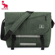 OIWAS Messenger Bag 15.6" Laptop Shoulder Bag Crossbody Travel Bag for Men Women