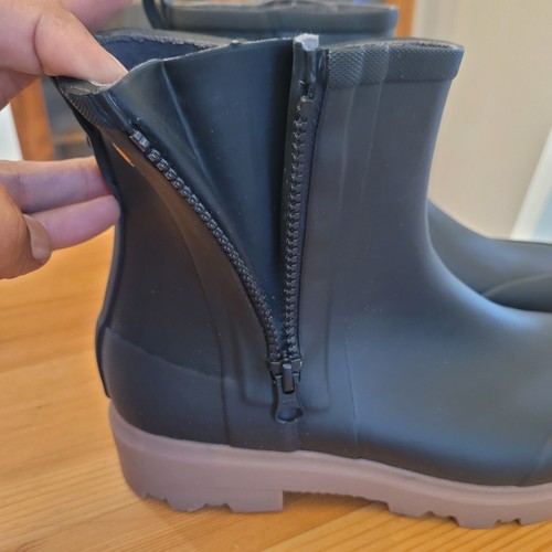 BOGS Holly Rain Zip Women's Rainboots-BLACK-NWOB - Picture 15 of 21