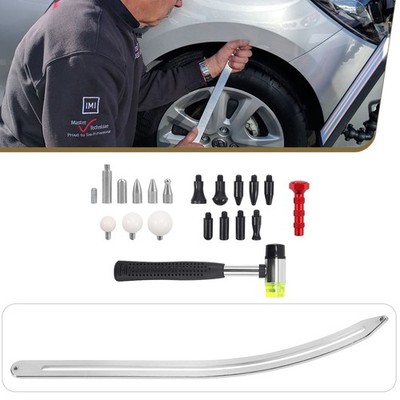 US Car Fender Damage Repair Tools Flat Bar Tools Kit Car Dent Removal Kit Auto