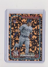 Jasson Dominguez RC 2024 Topps Update Black Cats #03/10 SSP Card #US175 YANKEES