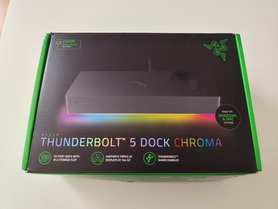 Razer Thunderbolt 5 Dock Chroma - Dockingstation, Schwarz