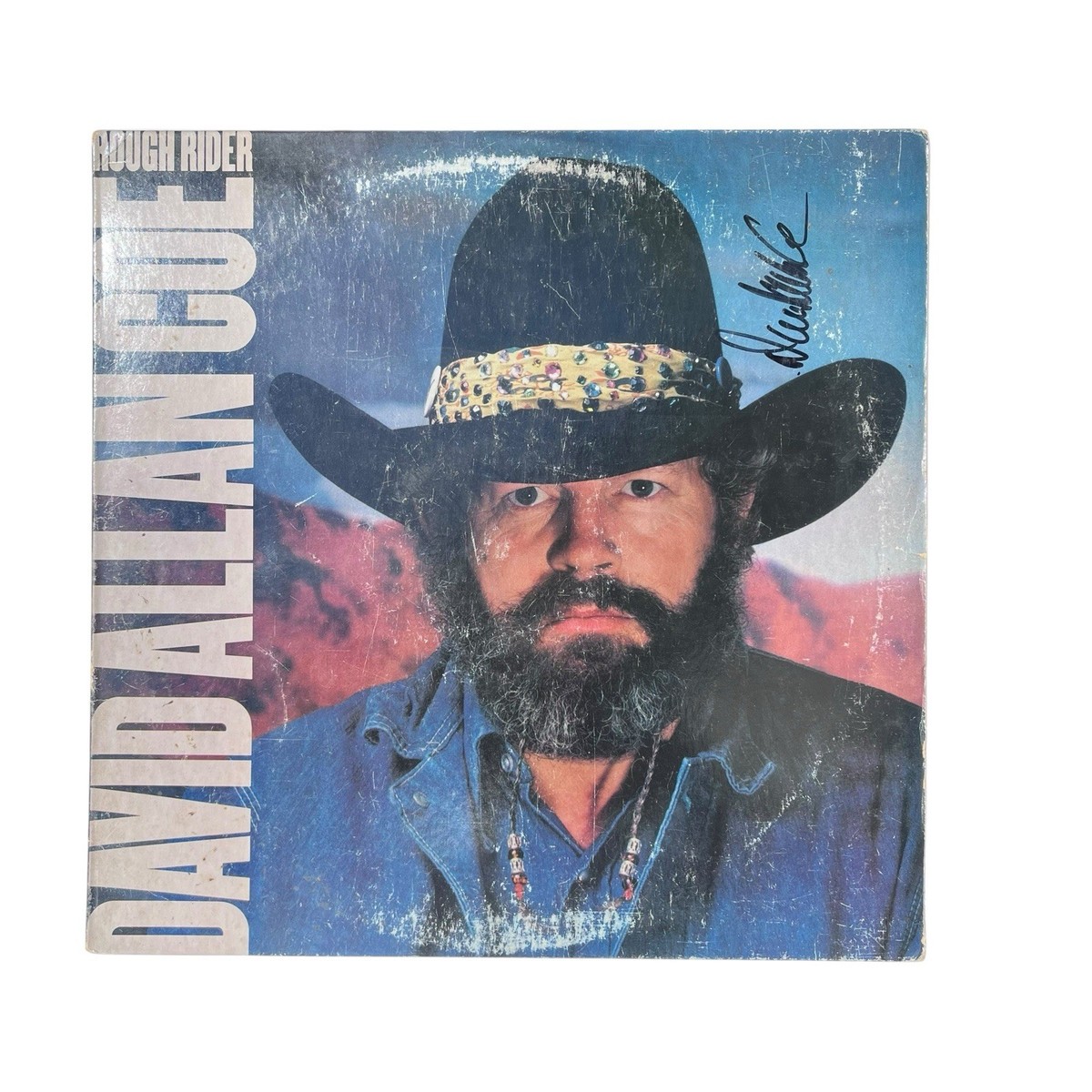 David Allan Coe Signed Autographed Rough Rider Vinyl Album | eBay