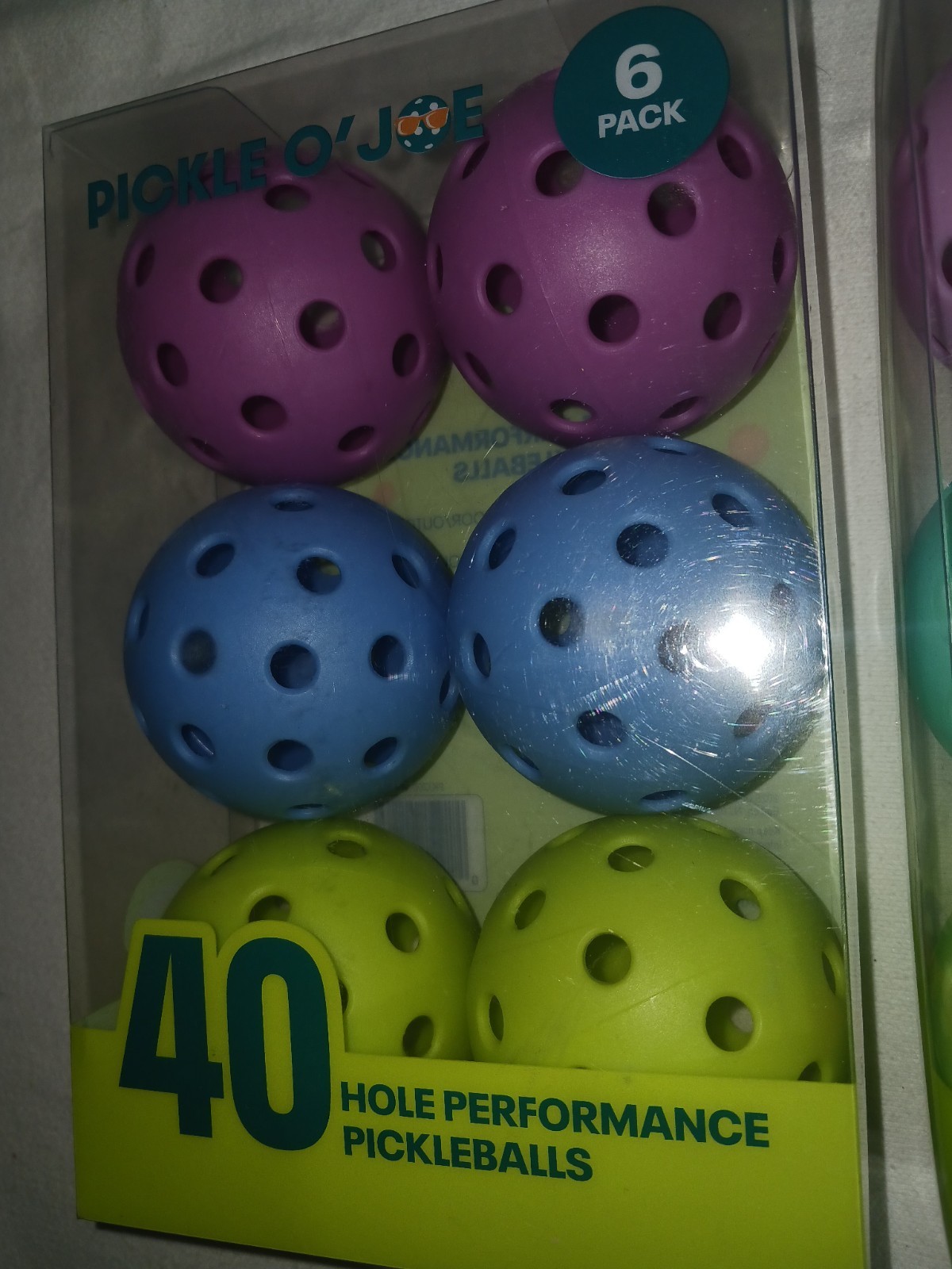 Pickleball Balls. Pickle O' Joe 40High Performance Pickleballs. Lot Of 12. New