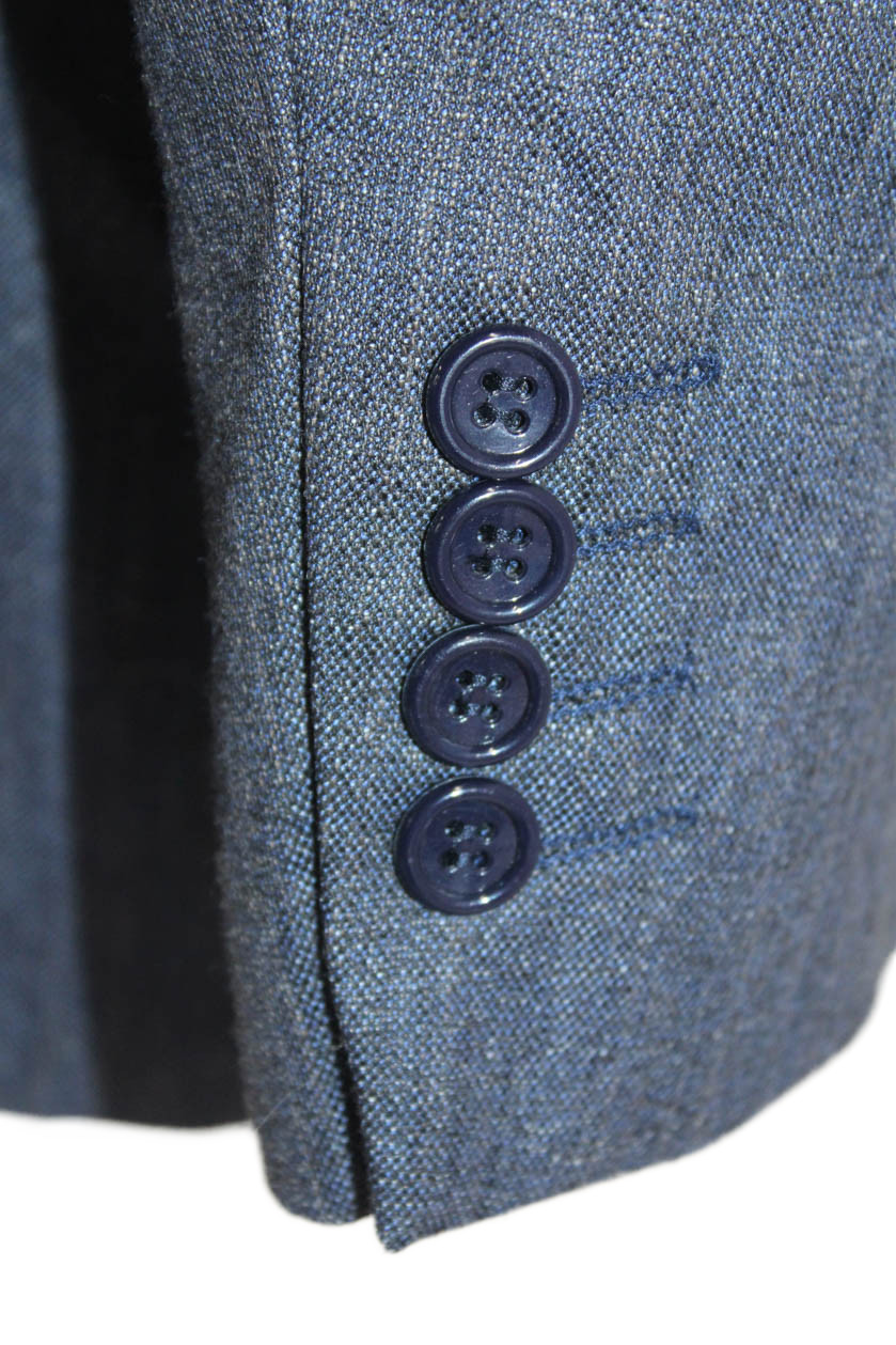 Bertolucci Mens Wool Collared Two Button Classic … - image 5