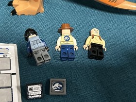 LEGO Jurassic World T-Rex Dinosaur Trex04 75918 (10758) 3 Minifigures Stickers