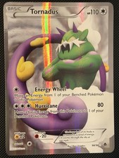 Tornadus 98/98  Black & White Emerging Powers Full Art Holo Pokemon Card NM-LP