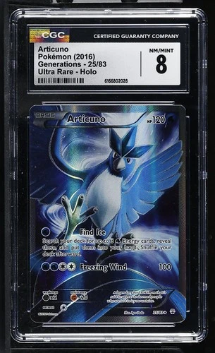 Pokemon Articuno Generations 25/83 Ultra Rare CGC 8