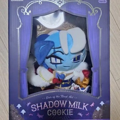 NEW CookieRun Shadow Milk Cookie Plush Doll The Finale's Lead Limited Edition