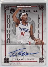 2019 Panini Chronicles Apprentice Signatures Red Terance Mann #AP-TMA Auto gx8
