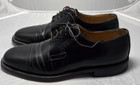 Johnston & Murphy Mens Leather Cap Toe Heritage Black Derby Shoes Size 9.5 B 2A — photo 1