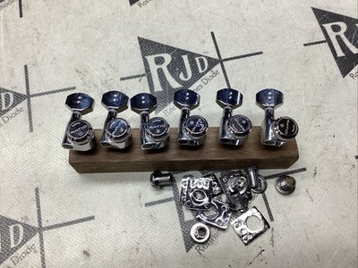 Graphtech Ratio Guitar Locking Tuners Inline Right Chrome