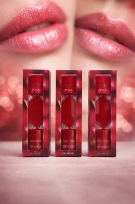 (416,39 /kg) Catrice 3 x LIP CARE SET Lippenpflege SCRUB MASK TOOL APPLICATOR 3x