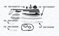 Magneti Marelli 341500001370 Steuerkettensatz FüR Audi, Seat, Skoda, VW