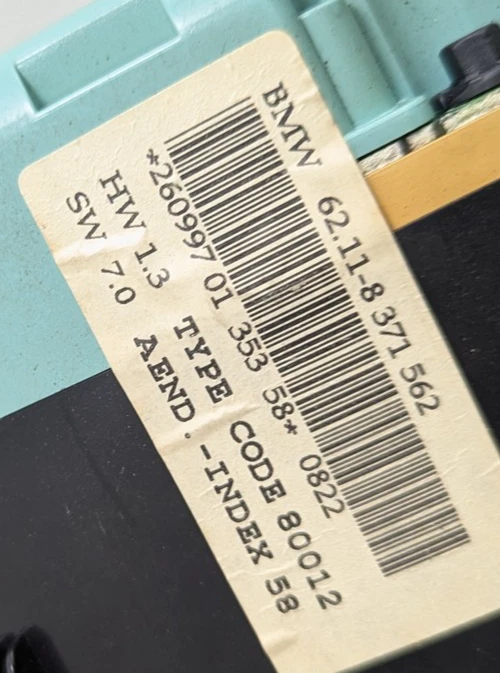 Cuadro de instrumentos velocímetro BMW 318ti E36 hatchback se adapta a 1998-1999 Foto 2 de 4