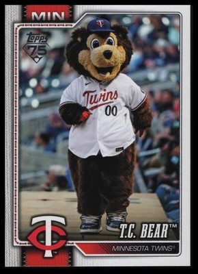 T.C. BEAR 2026 Topps Series 1 Baseball Celebration #M-10 Minnesota Twins Mascot