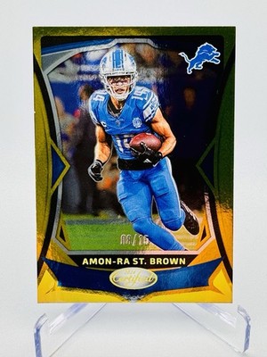2024 Panini Certified Amon-Ra St. Brown Mirror Gold FOTL /15 SSP Lions #8