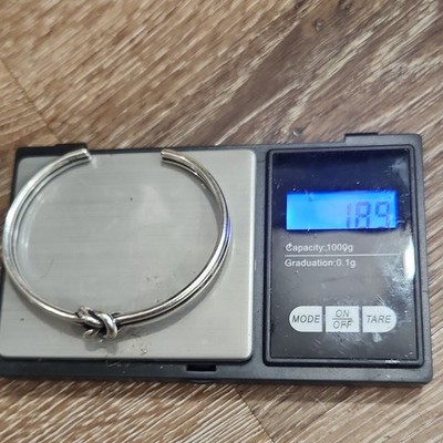 Sterling Silver Knot Bracelet 