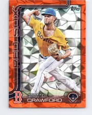 2025 Topps Series 2 - Kutter Crawford #515 17/25 Orange Diamante Foil