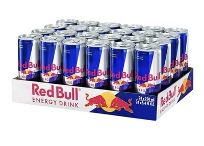 24xDosen Original Red Bull Energy Drink á 250ml,  inkl. Pfand