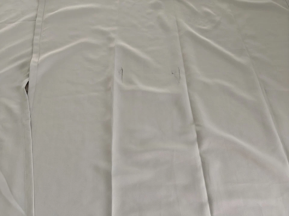 Lush Decor Rosalie Lace Trim Cream Light Filtering 2 Curtain Panel Set 52" x 95" - Image 3 of 4