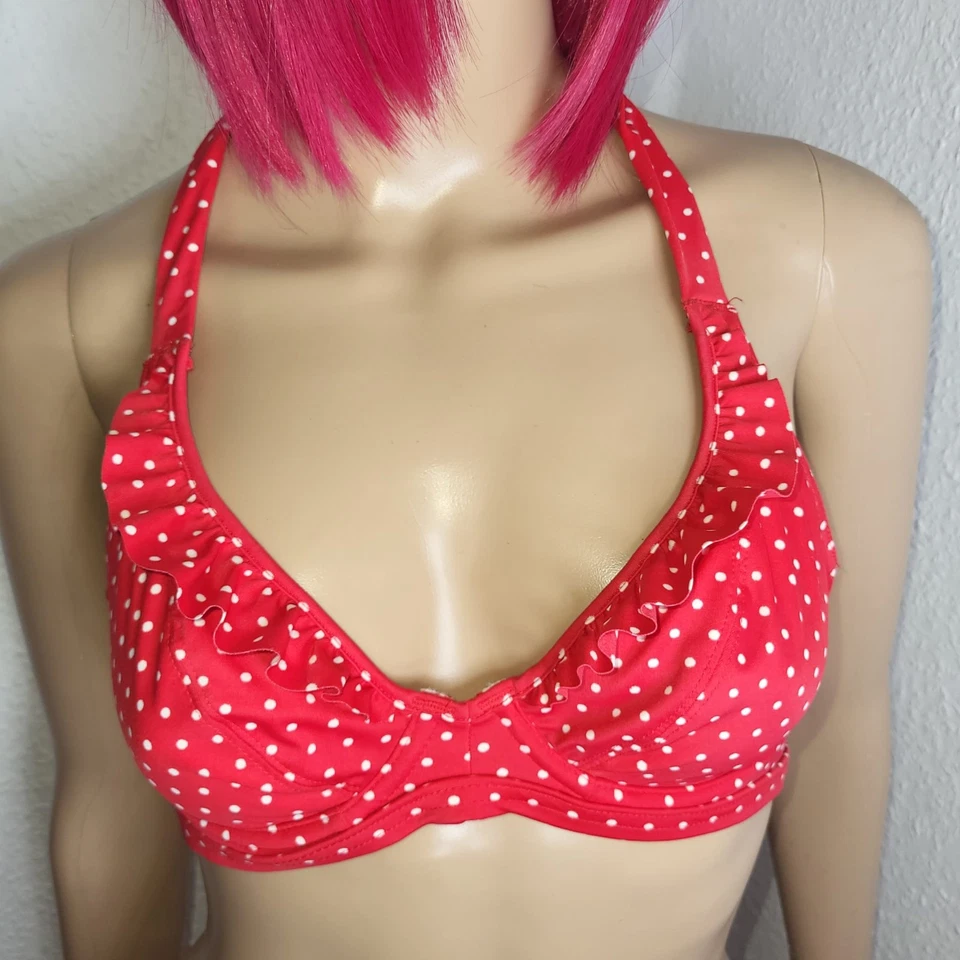 Luxus Bikini Freya Pier, Größe 70/32 Cup D, Dots, Oberteil bade top bh Damen neu - Bild 3 von 4