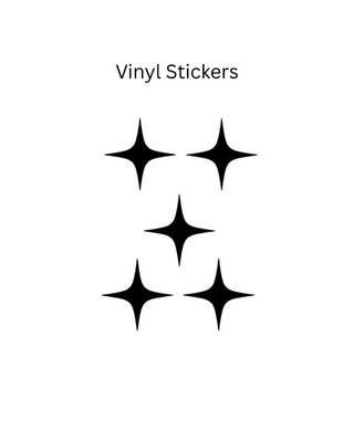 Star Symbol Vinyl Decal Choose Size and Color R/C Models