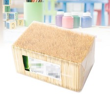3500 Pcs Bamboo Disposable Toothpicks Fruits Toothpicks