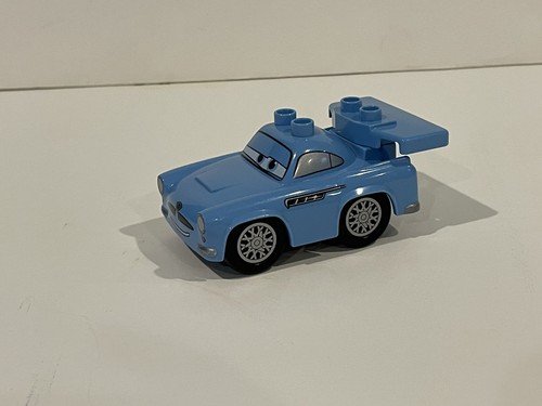 Lego Duplo - Pixar Disney Cars Finn McMissile blau Rennwagen mit Spoiler - Bild 3 von 6