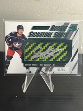 2023-24 Upper Deck Engrained #RSS-SK Samuel Knazko Signature Shots Rookie #/75
