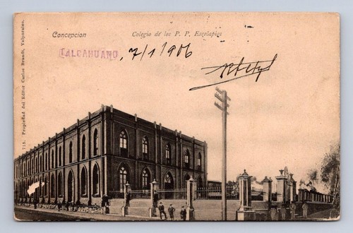 CONCEPCION TALKAHUANO CHILE NACH BALTIMORE MARYLAND POSTKARTENAUSTAUSCH 1906