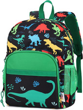 Toddler Backpack Boys, 12 Inch Preschool Bag, Ages 2-4, Dinosaur  Machine Washa